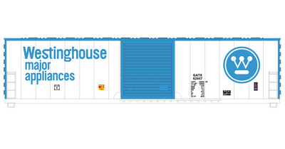 Westinghouse Box Car 50ft Tyco Scheme v2 Decals
