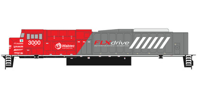 Wabtec GECX 3000 Battery Locomotive Decals