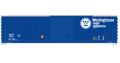 Westinghouse 50ft Blue Scheme Box Car v5 Decals