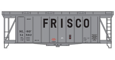 Frisco 40ft Airslide Covered Hopper Decals