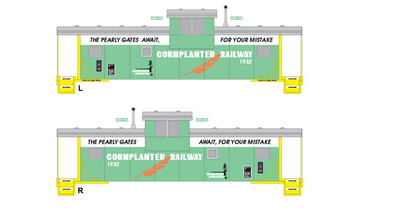 Cornplanter Railway Ext Vis Safety Caboose v1 Decals