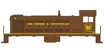 Oil Creek &amp; Titusville Locomotive Decals Old Logo