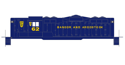 Bangor Aroostook GP9 Blue Scheme Locomotive