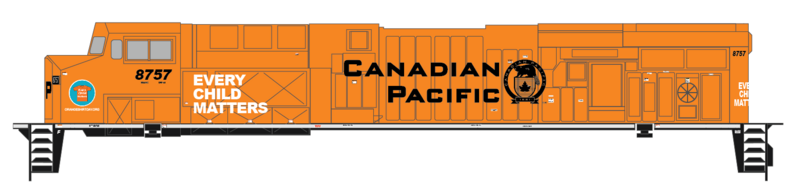 Canadian Pacific ES44ac Locomotive Every Child Matters