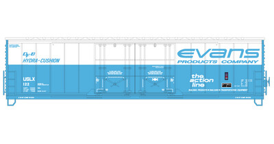 Evans Products Lt Blue White Box Car Decals v1