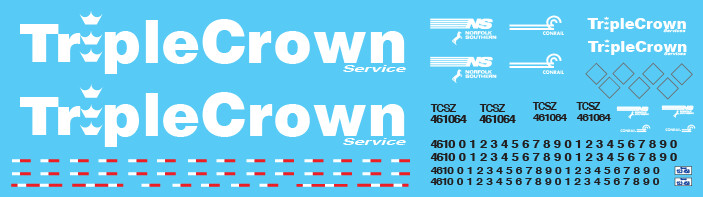 Semi Trailer Ghosted TripleCrown Large Logo