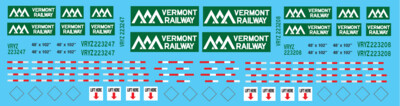 Semi-Trailer Vermont Railway Green