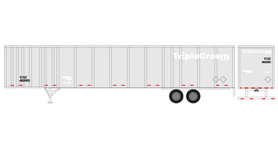 Semi Trailer Ghosted TripleCrown Medium Logo