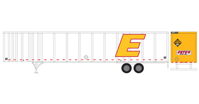 S Scale (1:64) - Semi-Trailer Estes 53ft Big E Logo