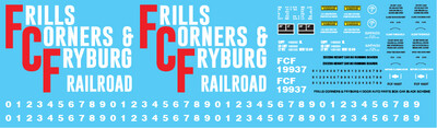 Frills Corners Fryburg Autoparts Box Car 4 Door Black