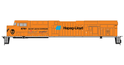 Canadian Pacific Hapag Lloyd Saint John Express Locomotive Decals