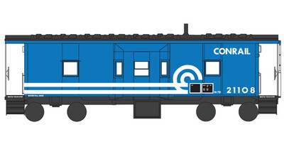 Conrail N7D Bay Window Caboose Decals Long Logo