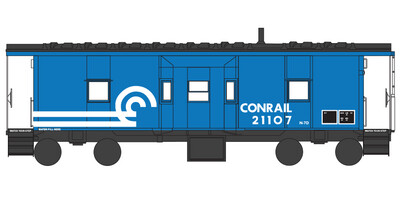 Conrail N7D Bay Window Caboose Decals Short Logo