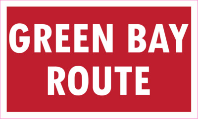 Green Bay Route Bold Vinyl