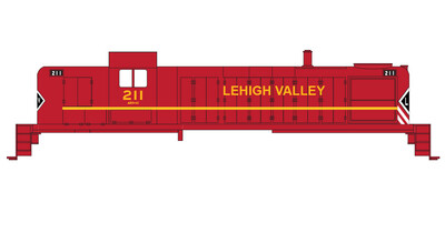 Lehigh Valley RS3 Locomotive Red/Yellow Scheme Decals