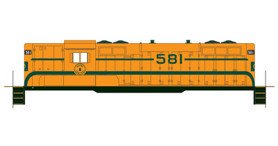 Maine Central Yellow GP9 Pine Tree Route Logo Locomotive
