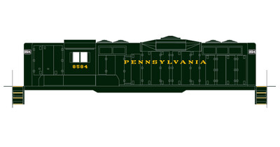 Pennsylvania Railroad GP9 Locomotive Decals