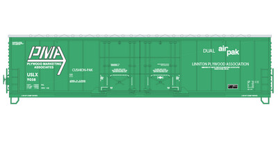 Plywood Marketing Green 50ft Dbl Plug Box Car