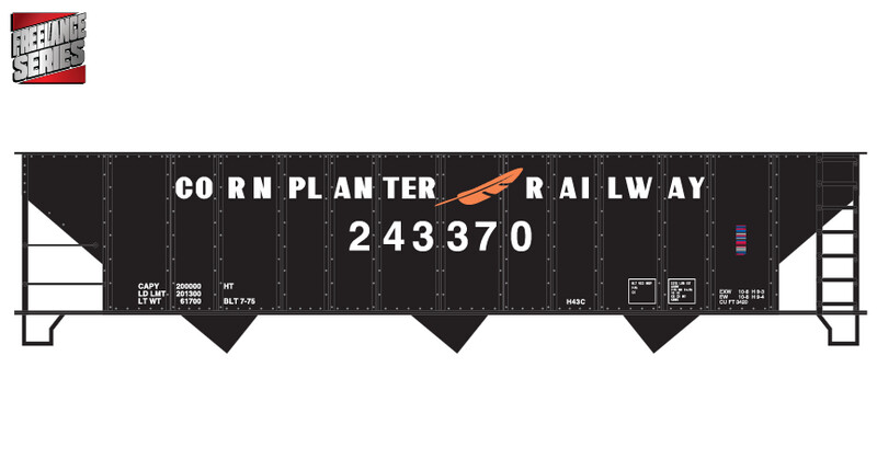 Cornplanter Railway 90t Open Hopper Decals