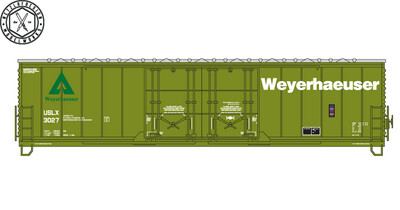 O Scale (1:48) - Weyerhaeuser 53ft Plug Door Box Car Decals