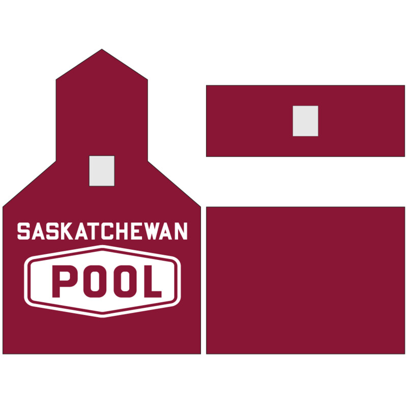 Grain Elevator - Saskatchewan Pool Red Building Decals