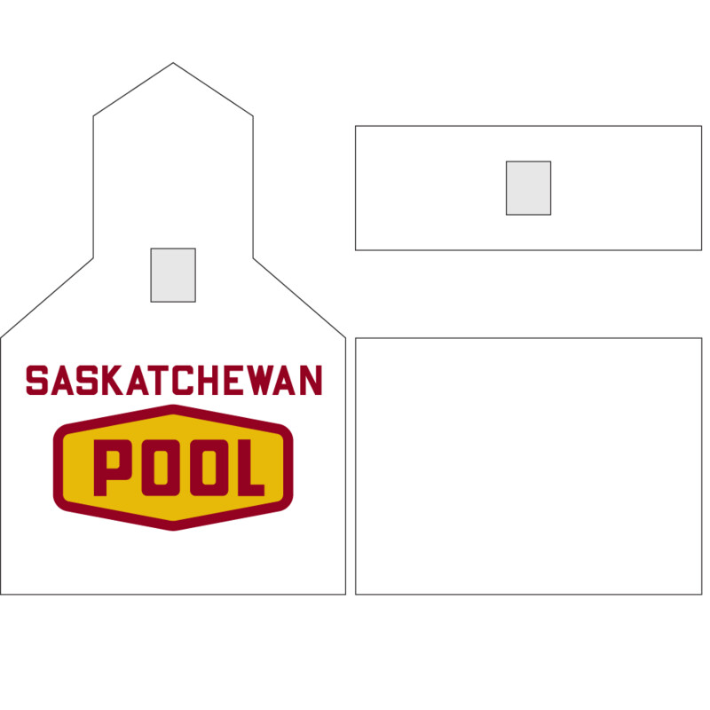 Grain Elevator - Saskatchewan Pool White Building Decals