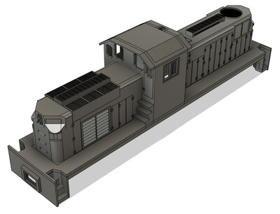 N Scale Alco C415 Locomotive Shell