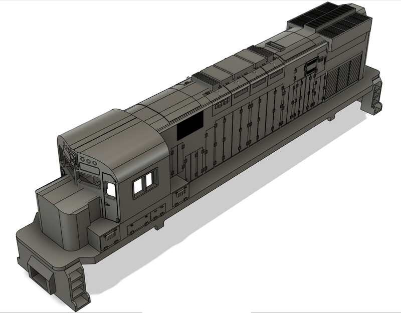 N Scale Alco C424 Locomotive Shell