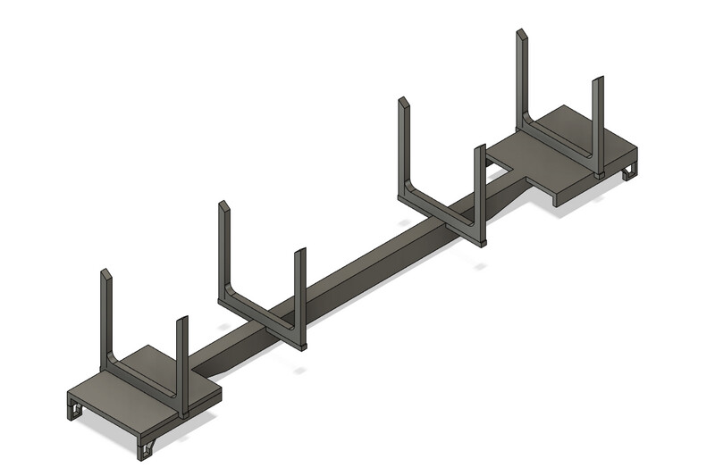 N Scale - National Steel Log Car