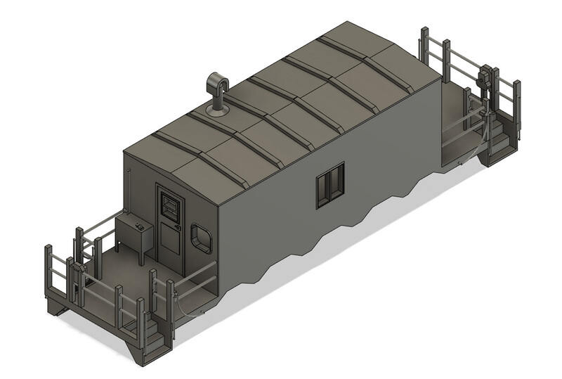 HO Scale - Conrail N-11 Transfer Caboose