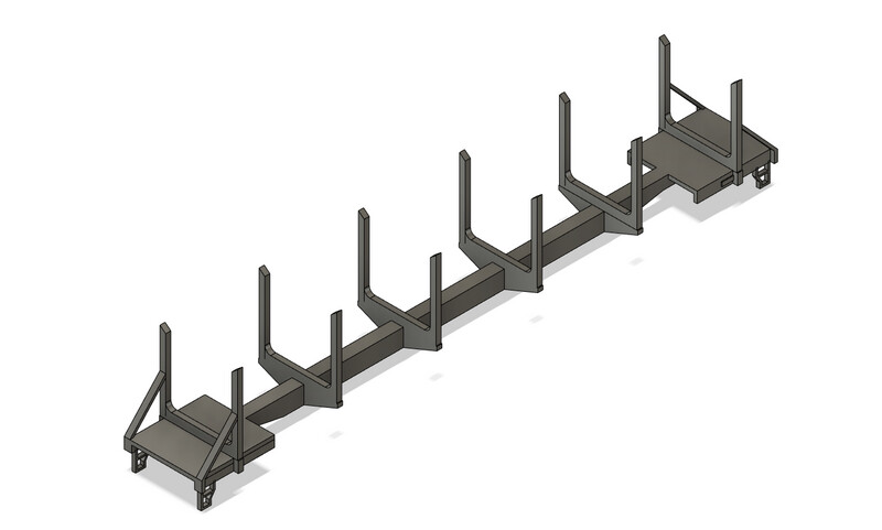 Z Scale - Federal Log Car
