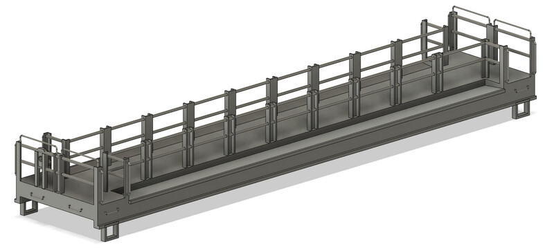 N Scale - CSX Shove Platform 900997