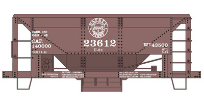 Duluth Missabe Iron Range Ore Car White Logo Decal Set