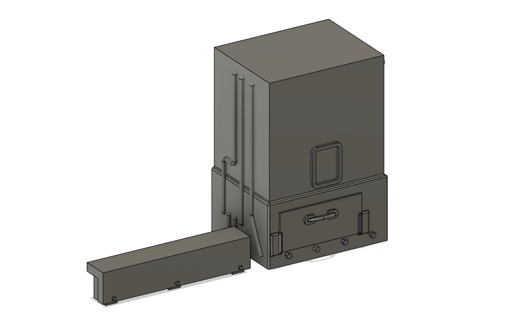 HO Scale Detail Parts - Locomotive Flange Lubricator (Qty 1)