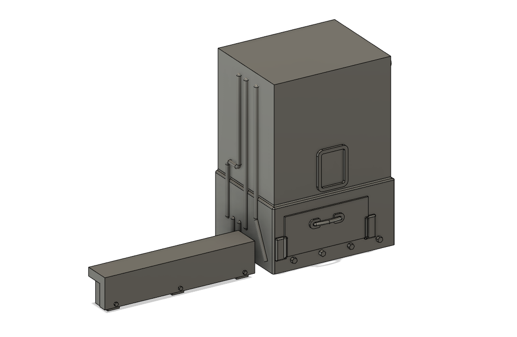 N Scale Detail Parts - Locomotive Flange Lubricator (Qty 2)