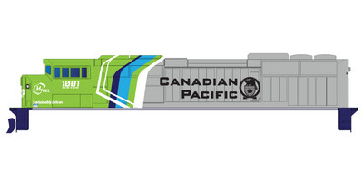 Canadian Pacific H20EL Hydrogen Prototype Locomotive Decals