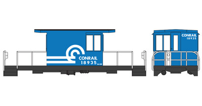 Conrail N-11F Transfer Caboose Medium Logo Decals