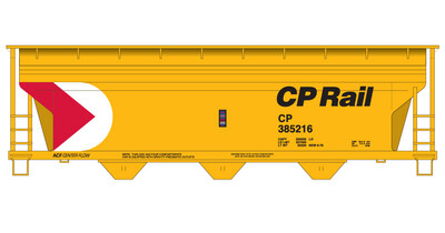 CP Rail 3 Bay Centerflow ACF Covered Hopper Decals
