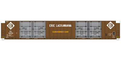 Erie Lackawanna 8 Door Auto Parts Box Car Decals