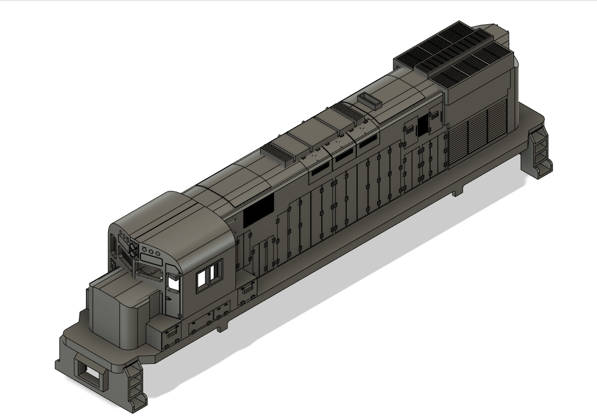 N Scale Alco C425 Locomotive Shell