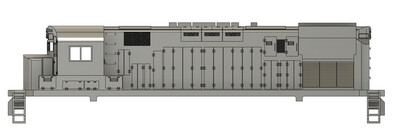 TT Scale Alco C425 Locomotive Shell