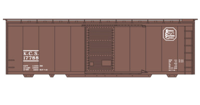 Kansas City Southern 40' Box Car Decals