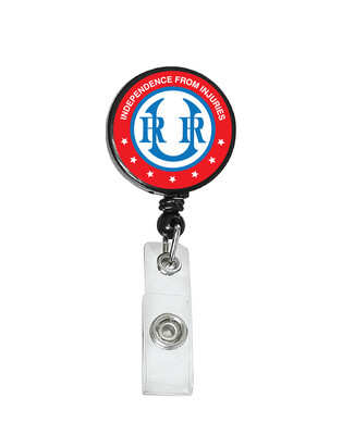 Railroad Logo Badge Reel - Union Railroad Safety Logo