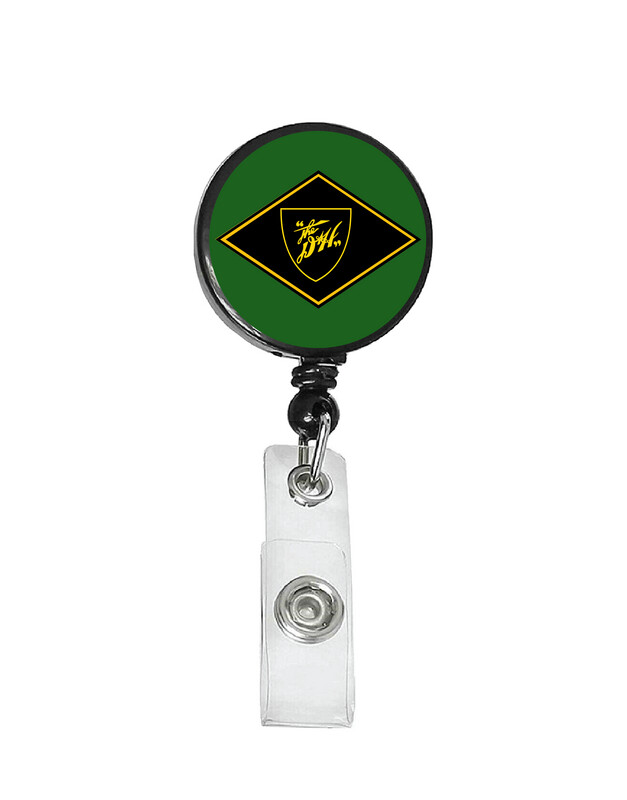 Railroad Logo Badge Reel - Delaware Hudson exRDG D&amp;H Shield Logo