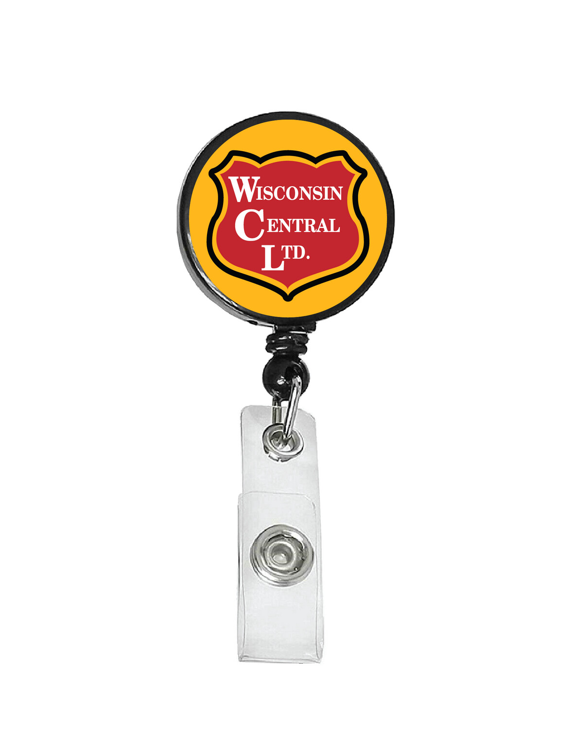 Railroad Logo Badge Reel - Wisconsin Central Logo