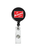 Railroad Logo Badge Reel - Milwaukee Black Background Logo