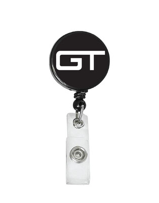 Railroad Logo Badge Reel - Grand Trunk Black White Logo