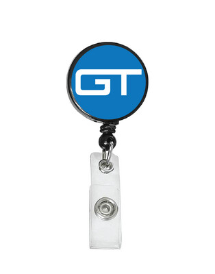 Railroad Logo Badge Reel - Grand Trunk Blue White Logo