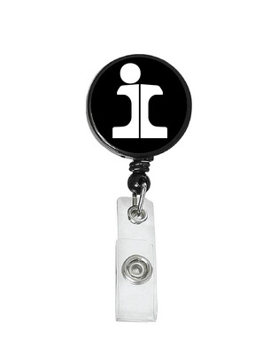 Railroad Logo Badge Reel - Illinois Central Logo