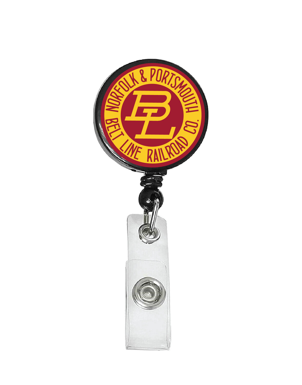 Railroad Logo Badge Reel - Norfolk &amp; Portsmouth Belt Line Logo